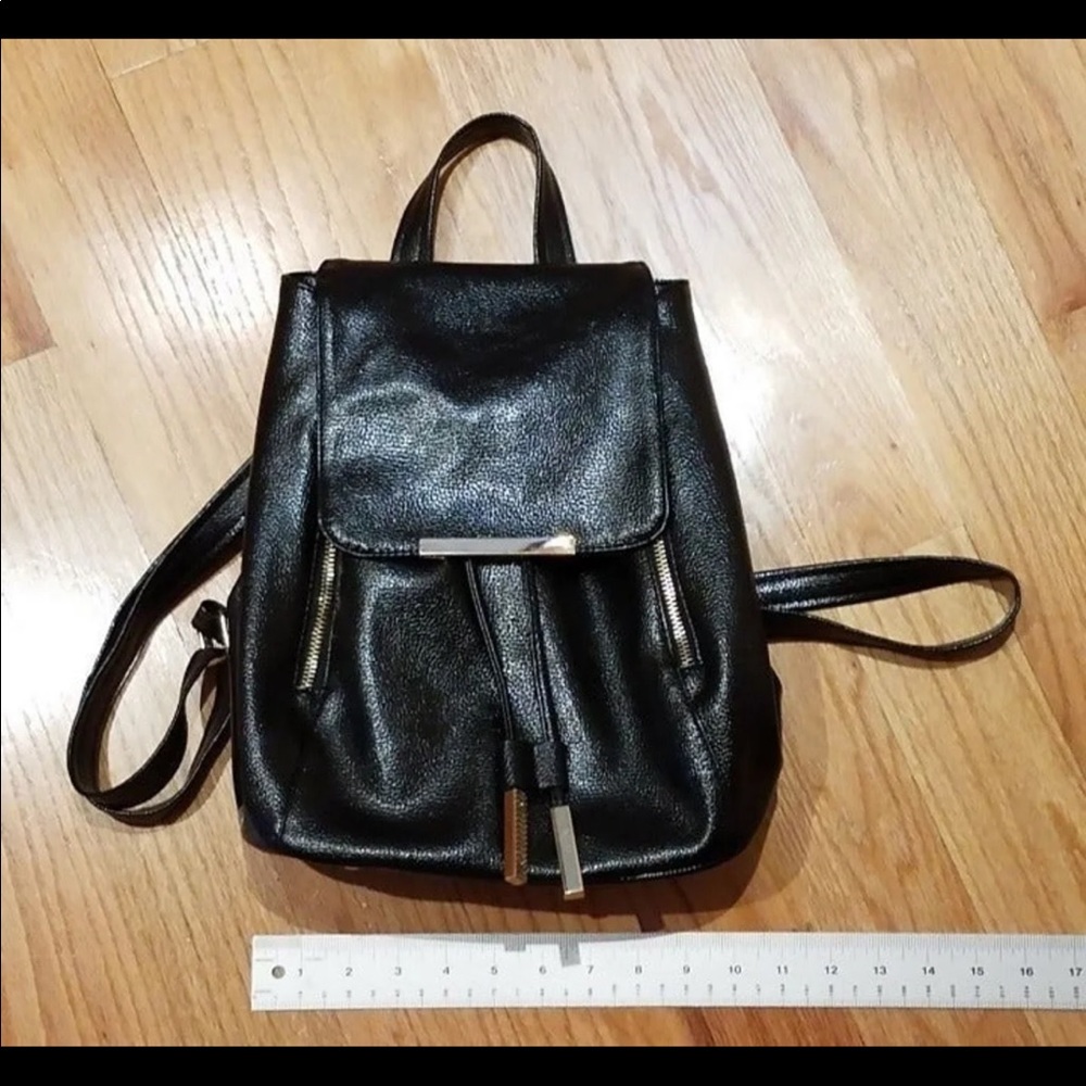 Black Mini Backpack Bag